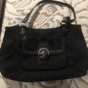Coach black purse